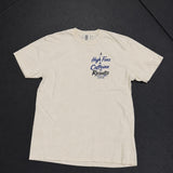 High Fives + Caffeine ivory unisex T-shirt front