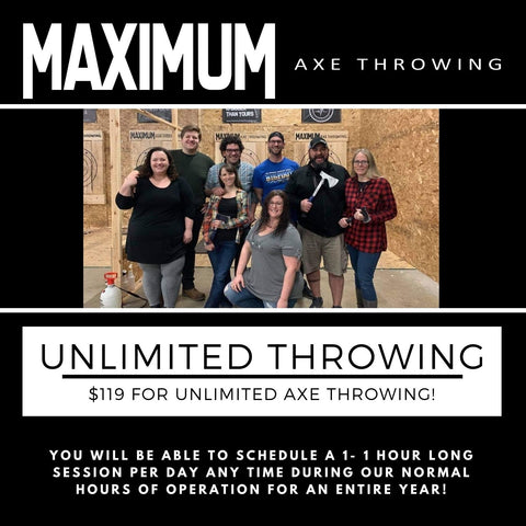 ⚒ Unlimited Axe Throwing ⚒