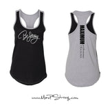 BE STRONG Women's Racerback Tanktop